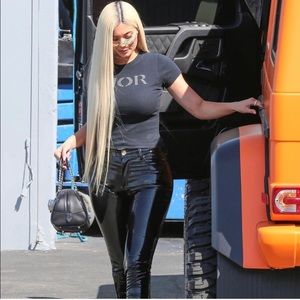 Haridian vinyl leather pants size L